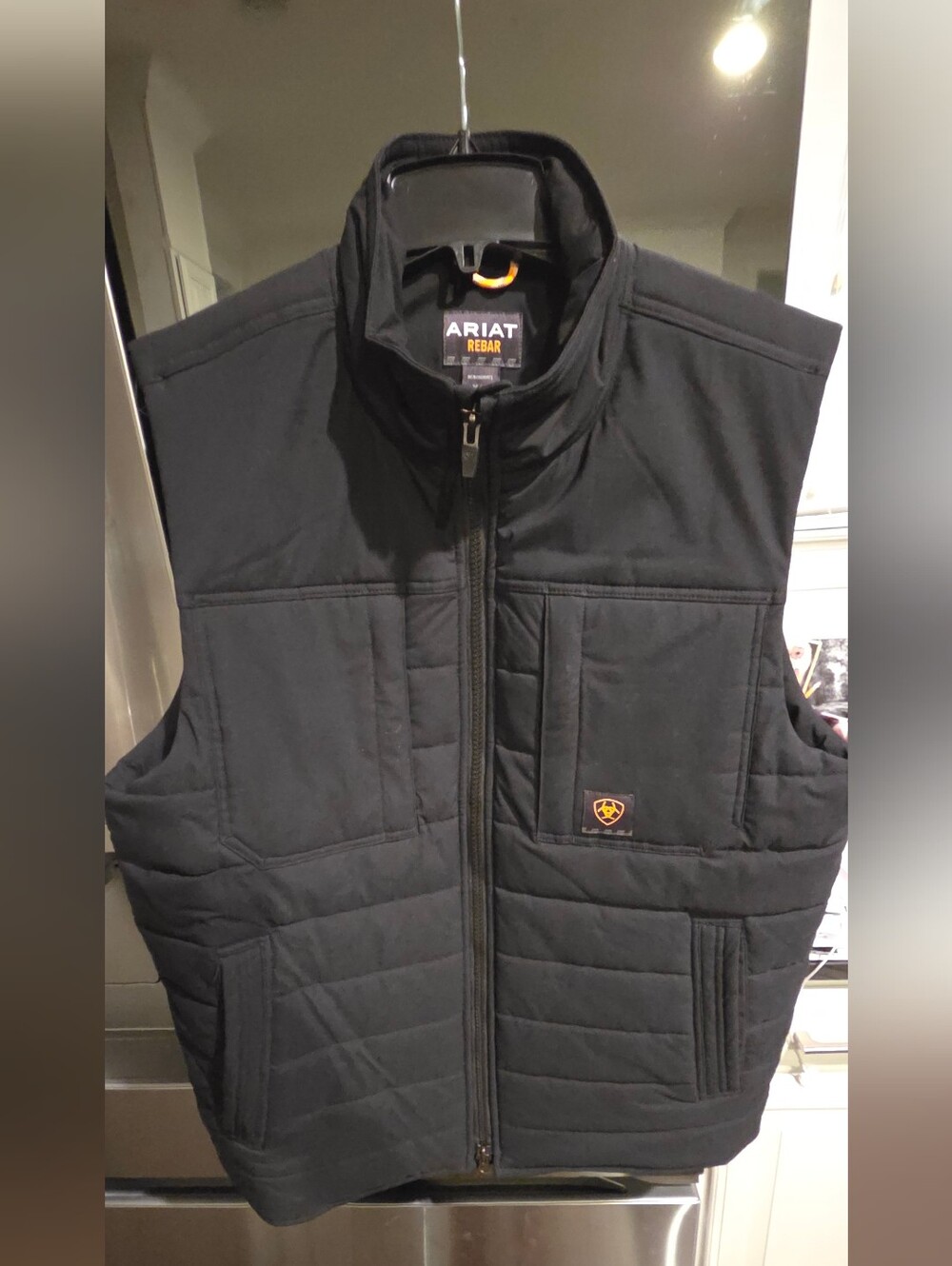 Ariat Black Quilted Insulated Work Vest
